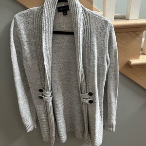 AB Studio Gray Women's Cardigan Sweater